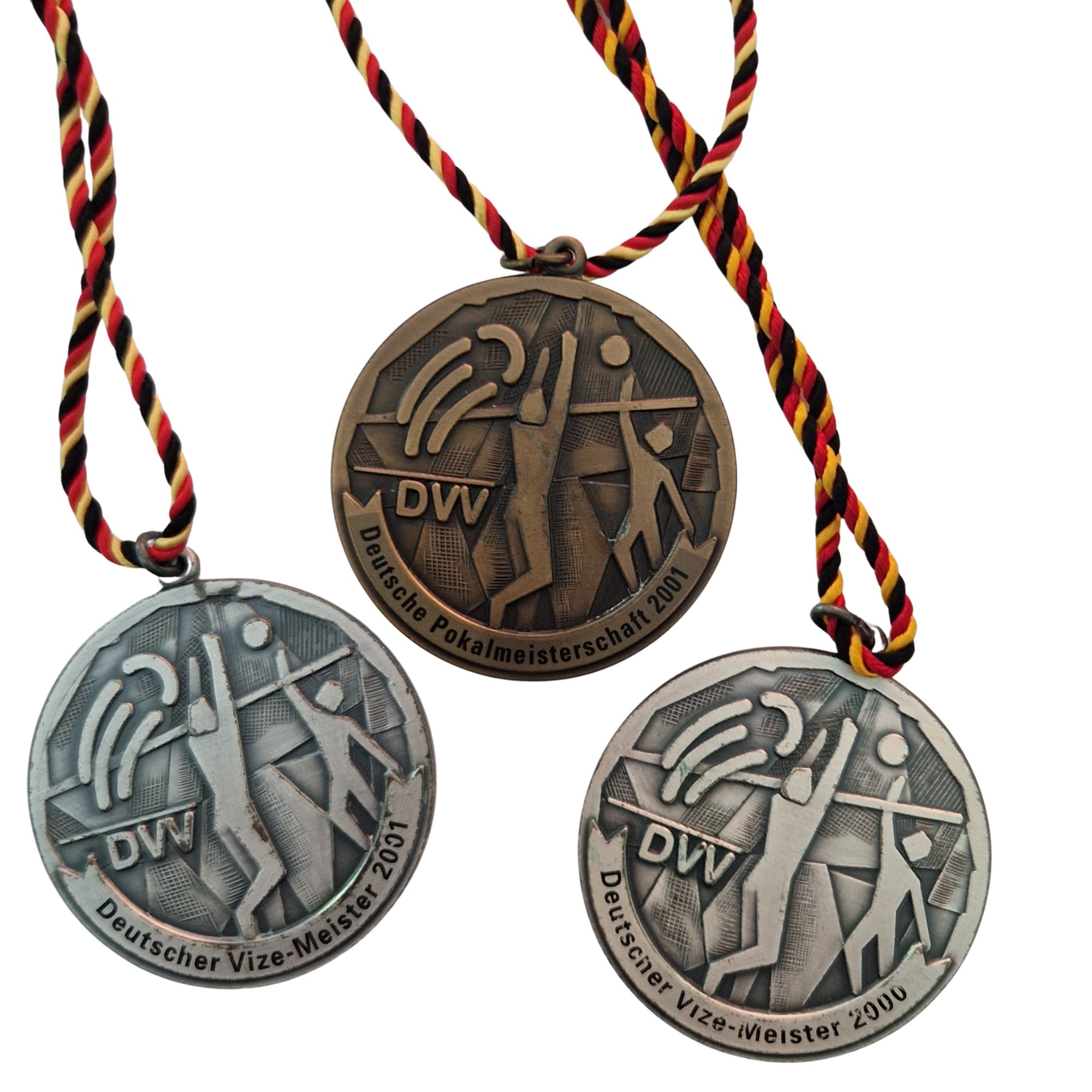 Medaillen USC Münster: Deutscher Vizemeister 2000, DVV-Pokal 2001, Deutscher Vizemeister 2001